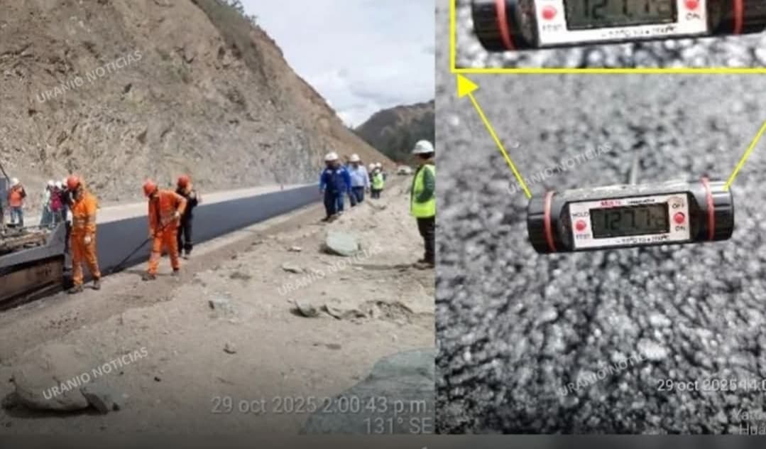 CONTRALORÍA DETECTA DEFICIENCIAS EN ASFALTADO DE LA CARRETERA HUÁNUCO–LA UNIÓN